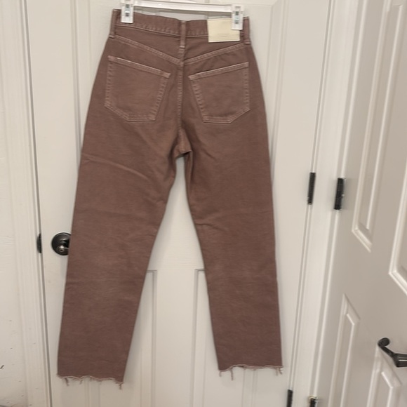 Moussy Vintage Emery High-Rise Straight-Leg Jeans in Beige - Picture 4 of 10